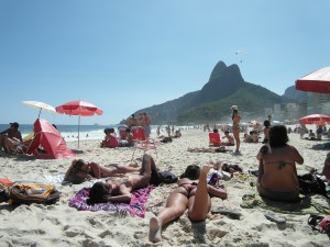 Brasilien Urlaub Strand Copacabana