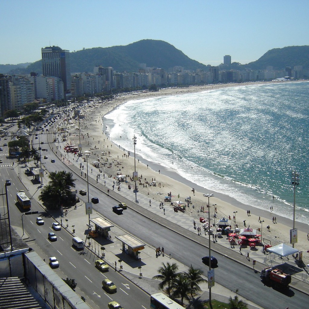 Brasilien Urlaub Rio De Janeiro Beach Copacabana